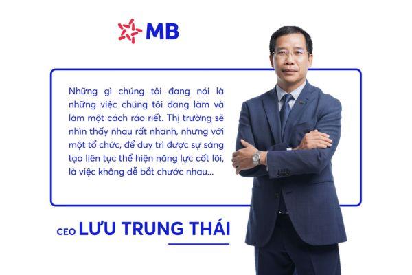 Ông Lưu Trung Thái - Ceo của Ngân hàng TMCP Quân đội